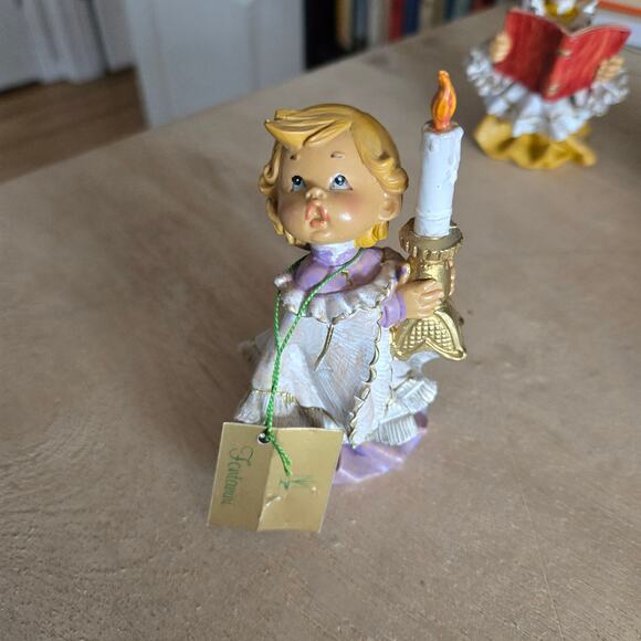 Vintage 1987 Fontanini Roman Simonetti Italy Choir Altar Boys Christmas Set of 4 - Picture 10 of 16